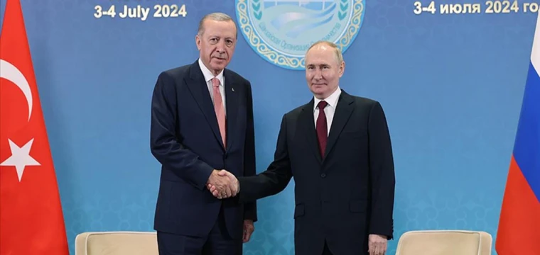 Erdoğan, Putin ile bir araya geldi