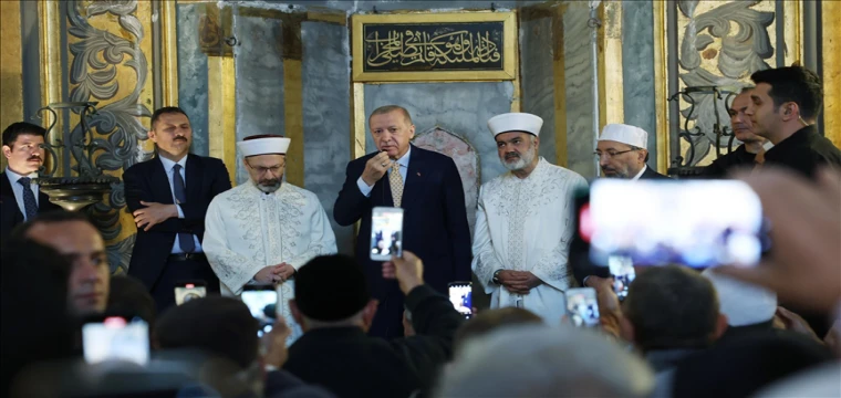 Erdoğan'dan Ayasofya'nın Dirilişine Mesaj