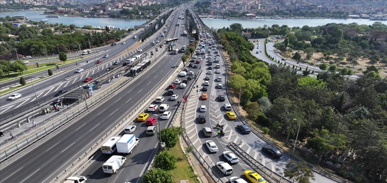 Haliç Köprüsü'ndeki asfalt yenileme çalışması tamamlandı