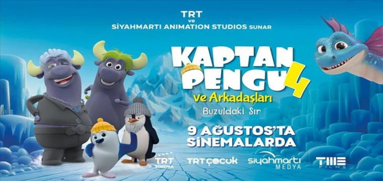 Kaptan Pengu 4: Buzuldaki Sır 9 Ağustos'ta!