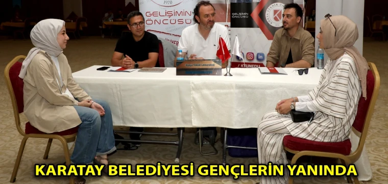 Karatay Belediyesi gençlerin yanında