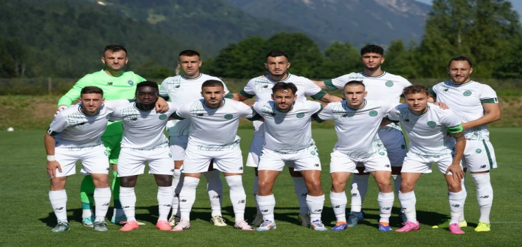 Konyaspor hazırlık maçında sınıfta kaldı 1-1