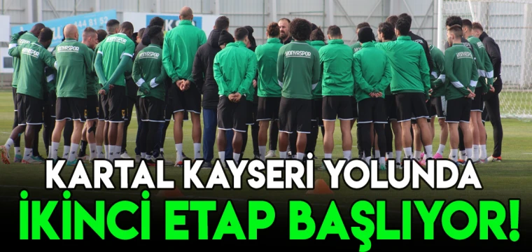 Konyaspor Kayseri yolunda! İkinci etap başlıyor!