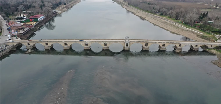 Meriç Nehri'nde su seviyesi arttı