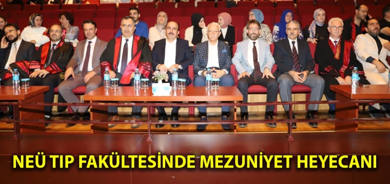 NEÜ Tıp Fakültesinde mezuniyet heyecanı