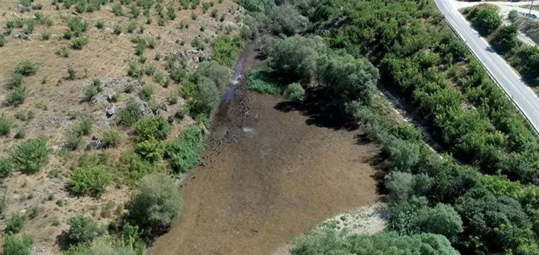 Teke Deresi'ni susuz kaldı