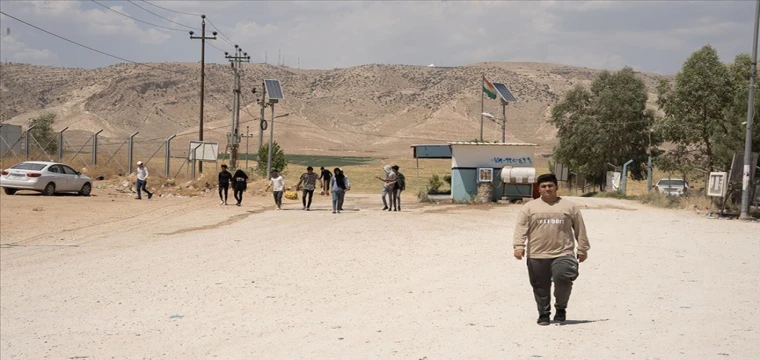 Yezidilerin kamp çilesi terör örgütü PKK'nın Sincar'daki işgali nedeniyle bitmiyor