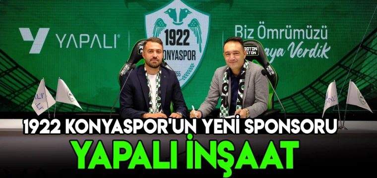 1922 Konyaspor'un yeni sponsoru: Yapalı İnşaat