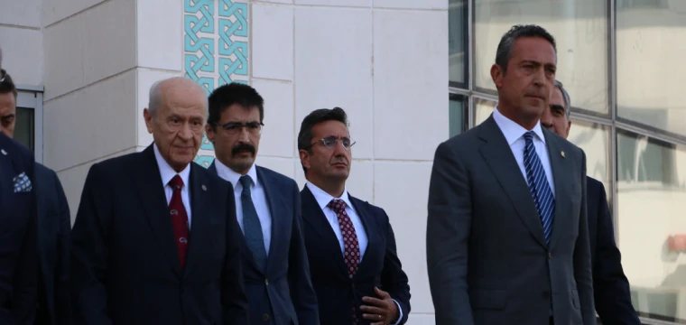 Bahçeli, Ali Koç ile bir araya geldi