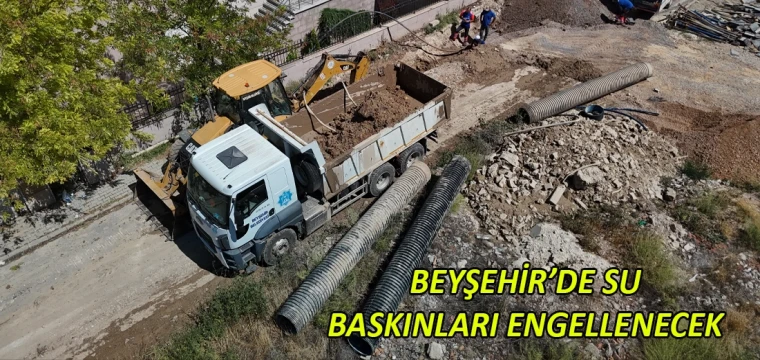 Beyşehir’de su baskınları engellenecek