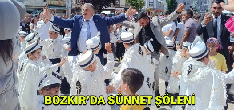 Bozkır’da sünnet şöleni