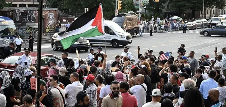 Chicago'da Harris'e Gazze mesajı