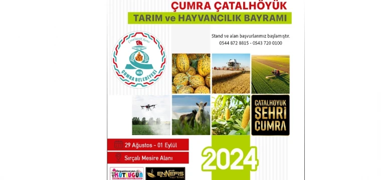 Çumra’da tarım bayramı heyecanı