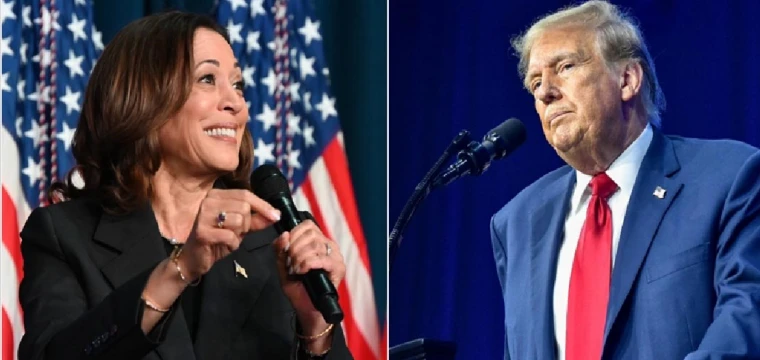 Harris, Trump'ın 3 puan önünde