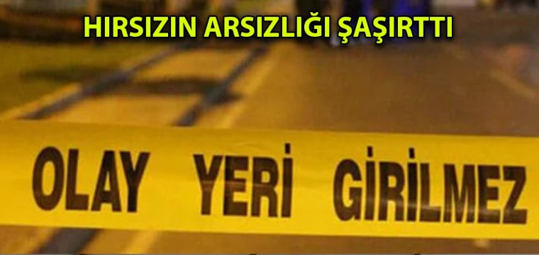 Hırsızın arsızlığı şaşırttı