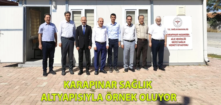 Karapınar sağlık altyapısıyla örnek oluyor