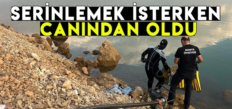 Konya’da serinlemek isterken canından oldu! Kanal içine çekti