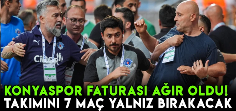 Konyaspor faturası Kasımpaşa'ya ağır oldu! Takımını 7 maç yalnız bırakacak