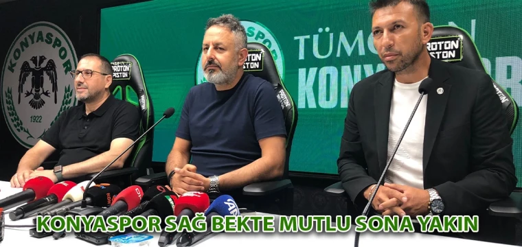 KONYASPOR SAĞ BEKTE MUTLU SONA YAKIN