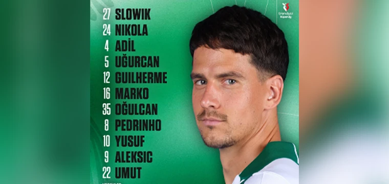 Konyaspor’un ilk 11’i belli oldu