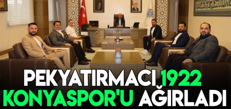 Pekyatırmacı 1922 Konyaspor'u ağırladı