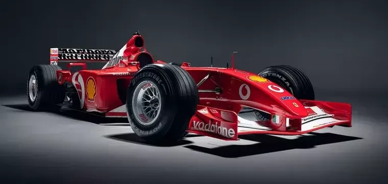 Schumacher'ın Ferrari F2001B açık artırmada