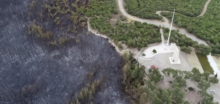 Yangından sonra Tarihi Alan ziyarete açıldı