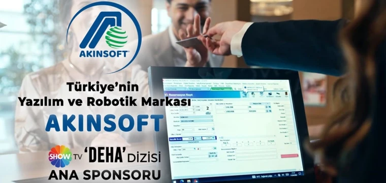 AKINSOFT, "Deha" dizisinin ana sponsoru oldu