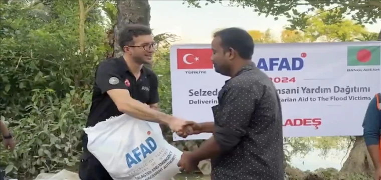 Bangladeş'e insani yardımlar sürüyor