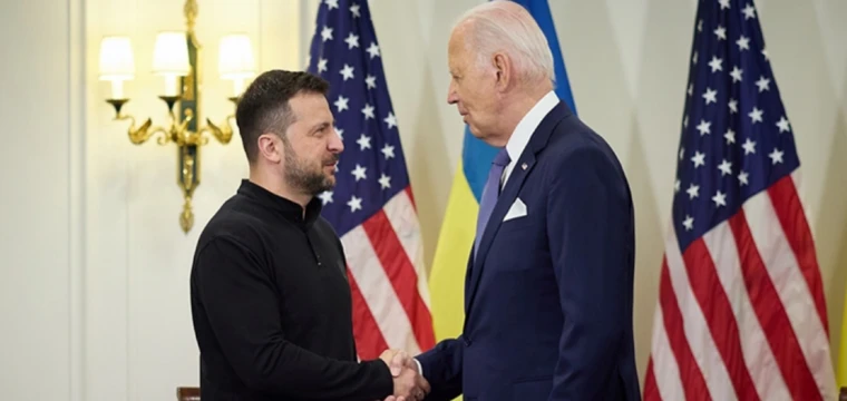 Biden, Zelenskiy ile Ukrayna'ya tam destek verdi