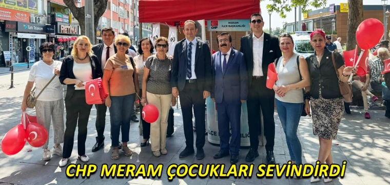 CHP Meram çocukları sevindirdi