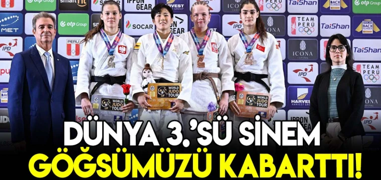 Dünya 3.'sü Sinem göğsümüzü kabarttı!