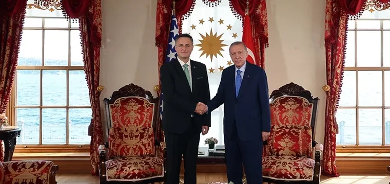 Erdoğan, Becirovic ile buluştu