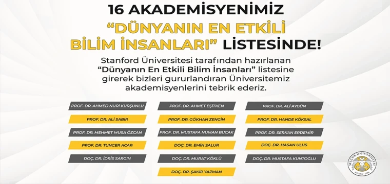 Selçuk Üniversitesi başarılara doymuyor