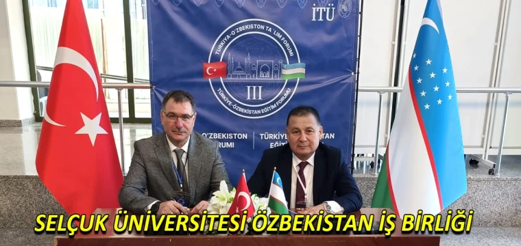 Selçuk Üniversitesi Özbekistan iş birliği