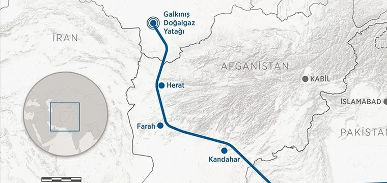 Türkmen gazı projesi Afganistan'da başladı