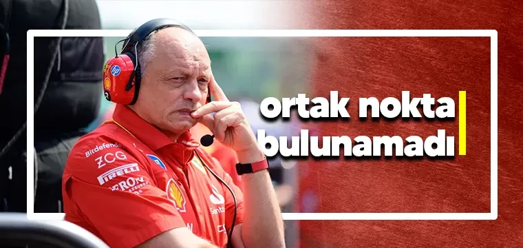 Vasseur: Newey'le ortak nokta bulamadık