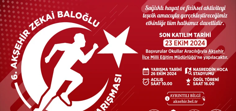 6. Akşehir atletizm yarışları