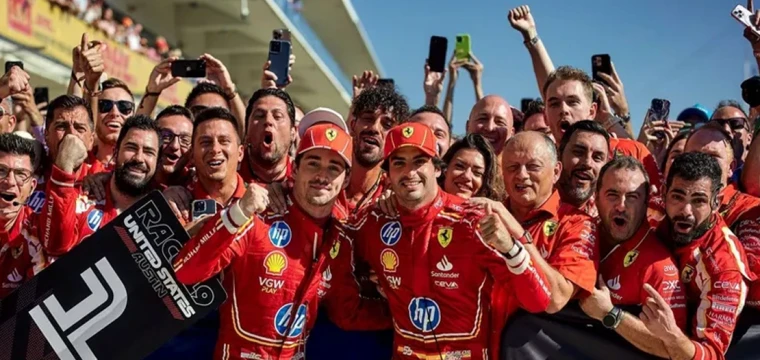 Amerika GP yarış: Ferrariler 1-2 yaptı, Norris ceza aldı ve Verstappen üçüncü oldu!