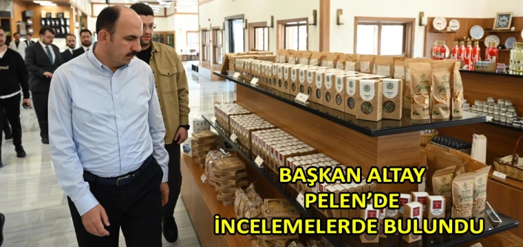 Başkan Altay, Pelen’de incelemelerde bulundu