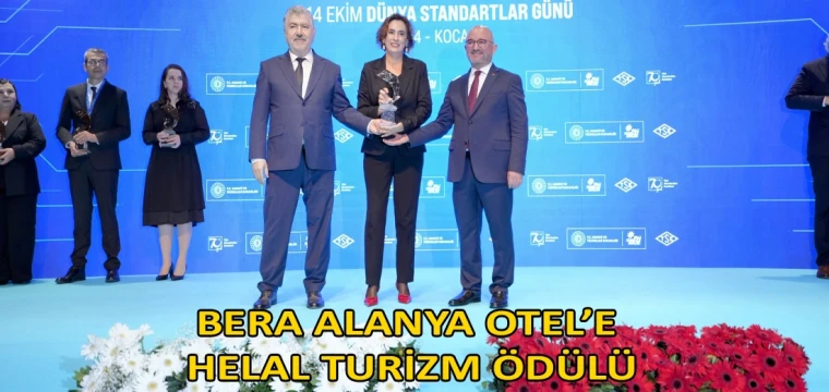 Bera Alanya Otel’e helal turizm ödülü