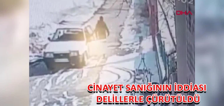 Cinayet sanığının iddiası delillerle çürütüldü