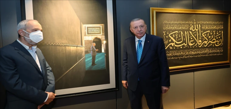 Cumhurbaşkanı Erdoğan "Ayasofya Fotoğrafları" sergisini ziyaret etti