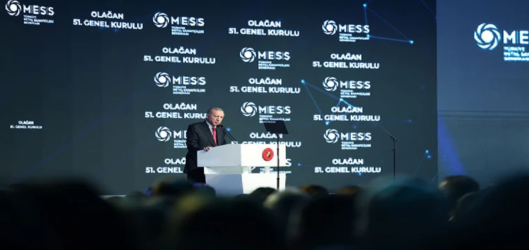 Cumhurbaşkanı Erdoğan MESS 51. Olağan Genel Kuruluna katıldı