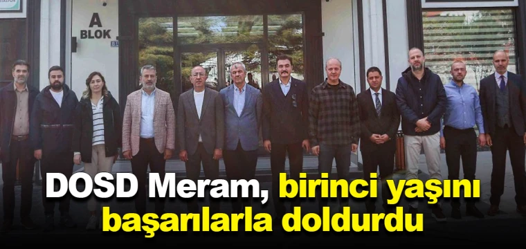 DOSD Meram, birinci yaşını başarılarla doldurdu