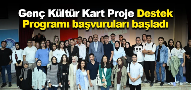 Genç Kültür Kart Proje Destek Programı başvuruları başladı