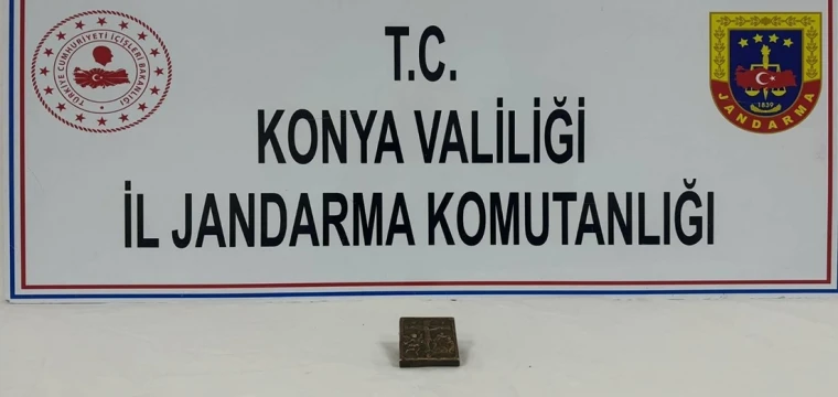 Konya'da 4 milyonluk tarihi eseri satıyordu!