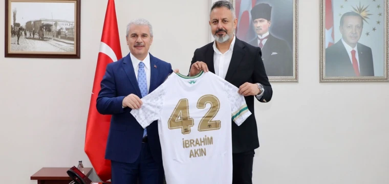 Konyaspor’dan Vali İbrahim Akın’a ziyaret