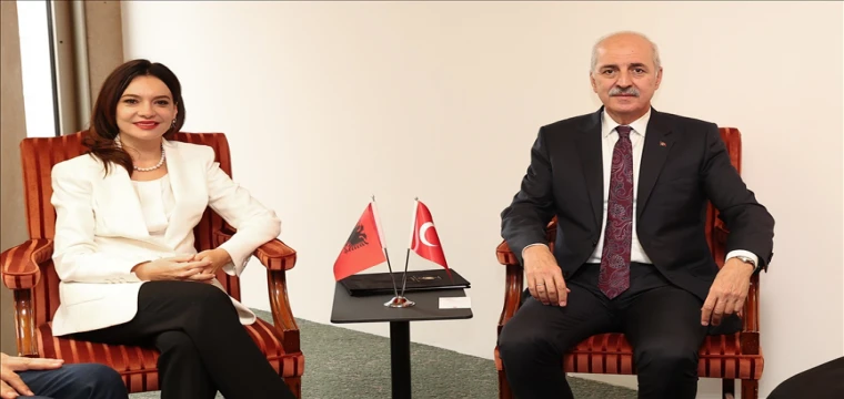 Kurtulmuş, Arnavutluk Meclis Başkanı Spiropali ile görüştü