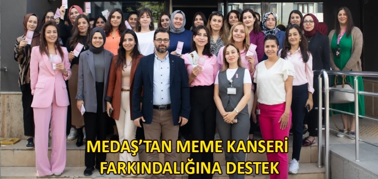 Medaş’tan meme kanseri farkındalığına destek